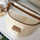 sac banane sweetbag velours creme
