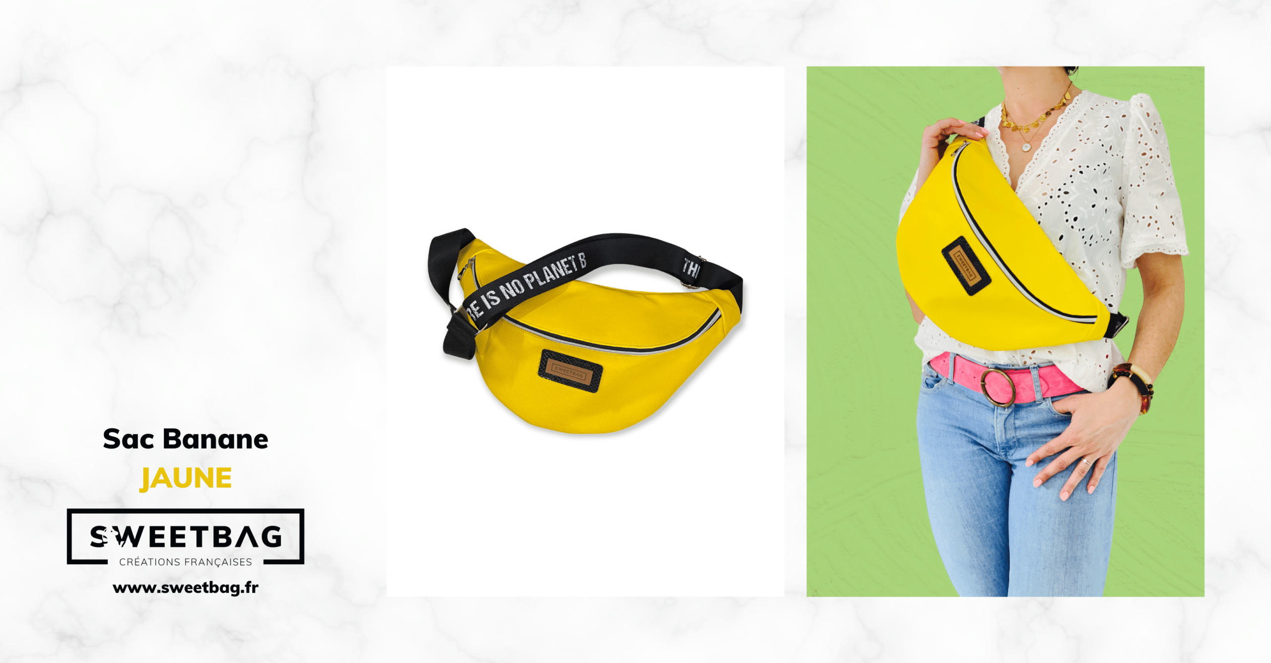 Sac banane jaune | SweetBag